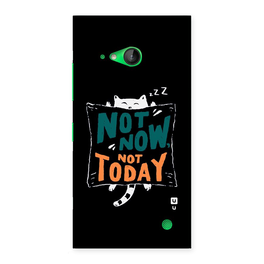 Lazy Cat Not Today Back Case for Lumia 730