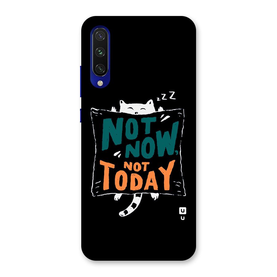 Lazy Cat Not Today Back Case for Mi A3