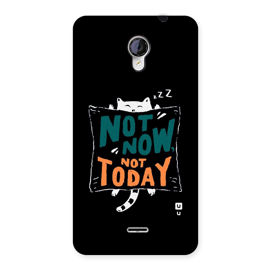 Lazy Cat Not Today Back Case for Micromax Unite 2 A106