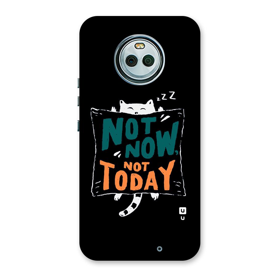 Lazy Cat Not Today Back Case for Moto X4
