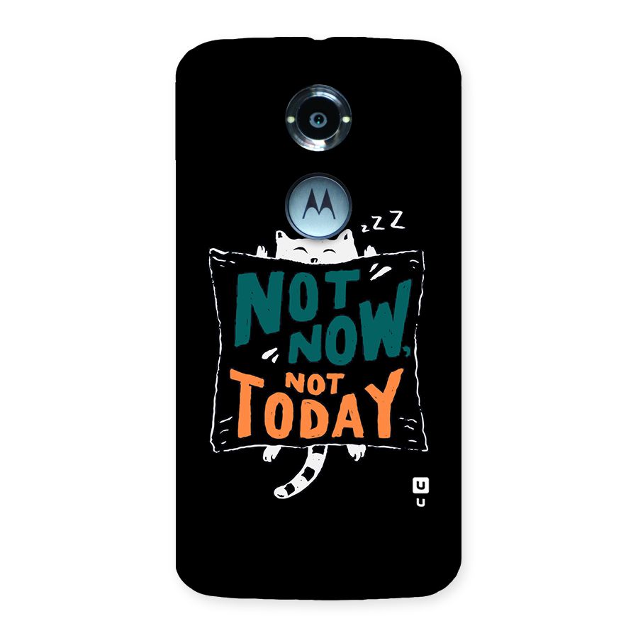 Lazy Cat Not Today Back Case for Moto X 2nd Gen