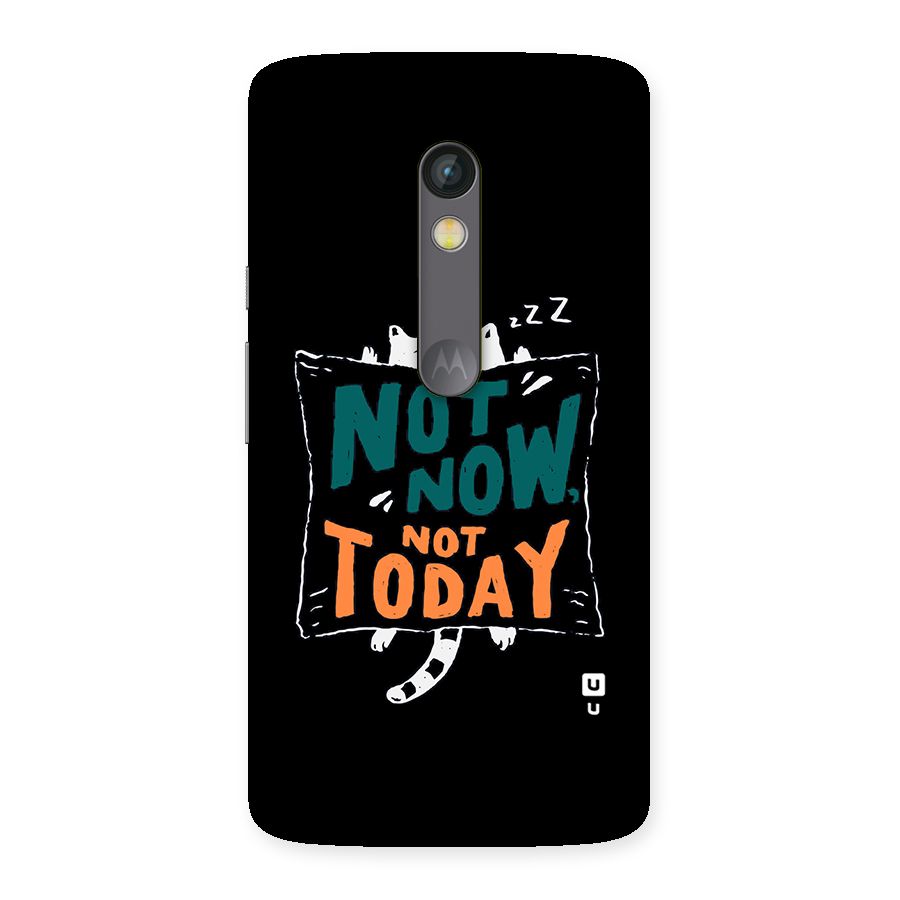 Lazy Cat Not Today Back Case for Moto X Play