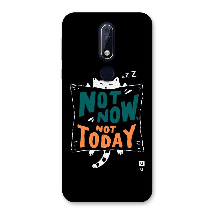 Lazy Cat Not Today Back Case for Nokia 7.1