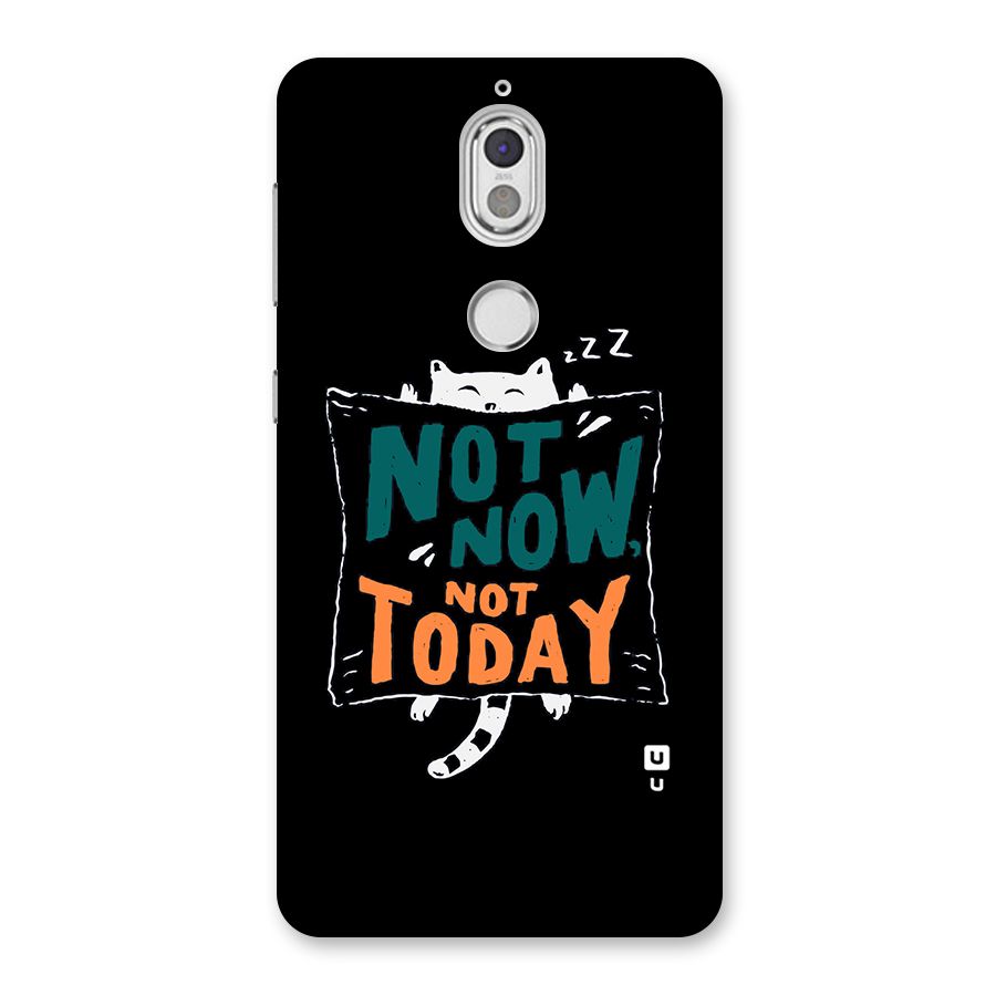 Lazy Cat Not Today Back Case for Nokia 7