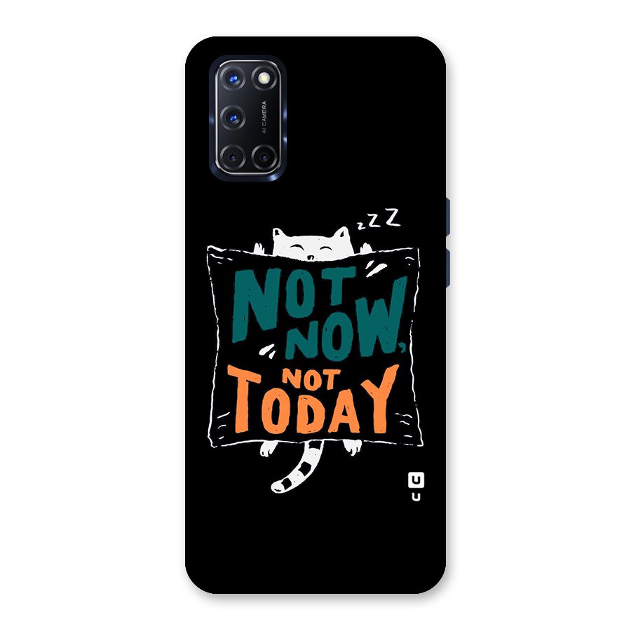 Lazy Cat Not Today Back Case for Oppo A52