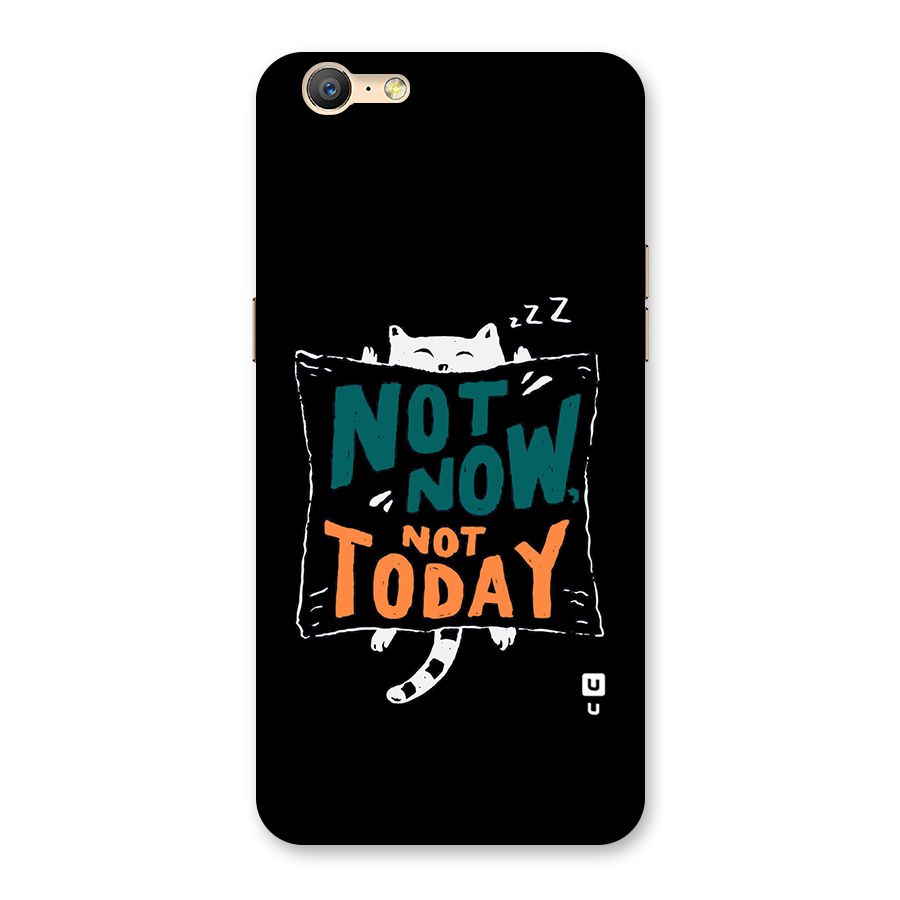 Lazy Cat Not Today Back Case for Oppo A57