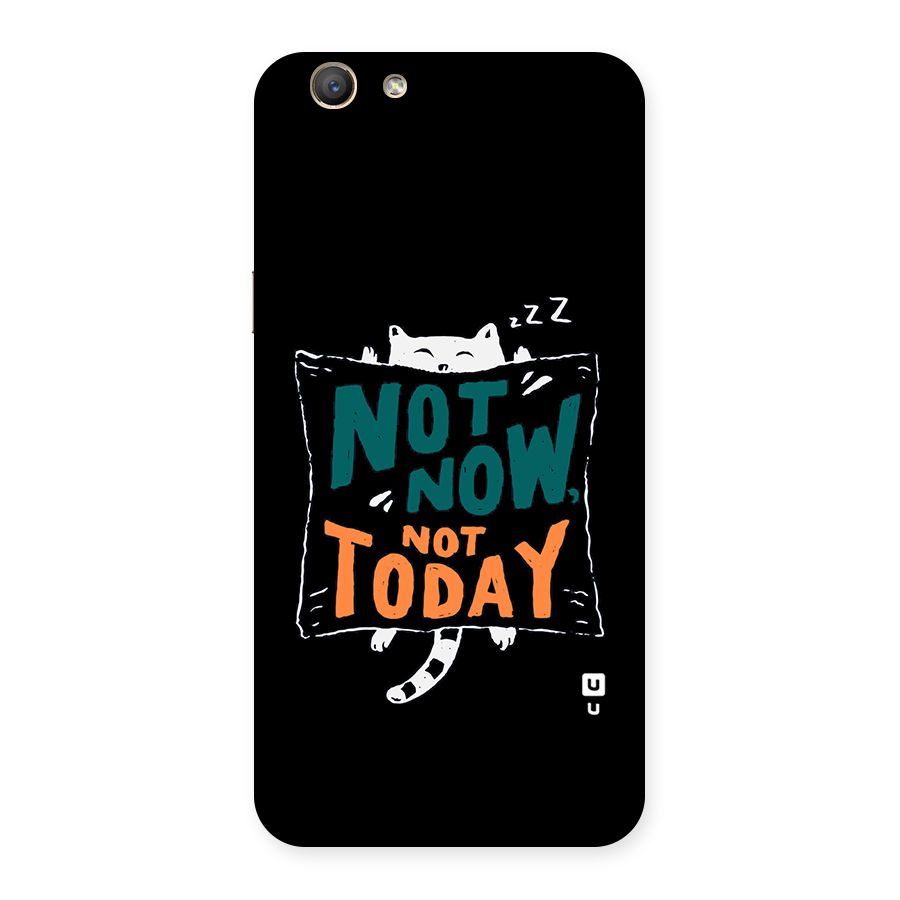 Lazy Cat Not Today Back Case for Oppo F1s