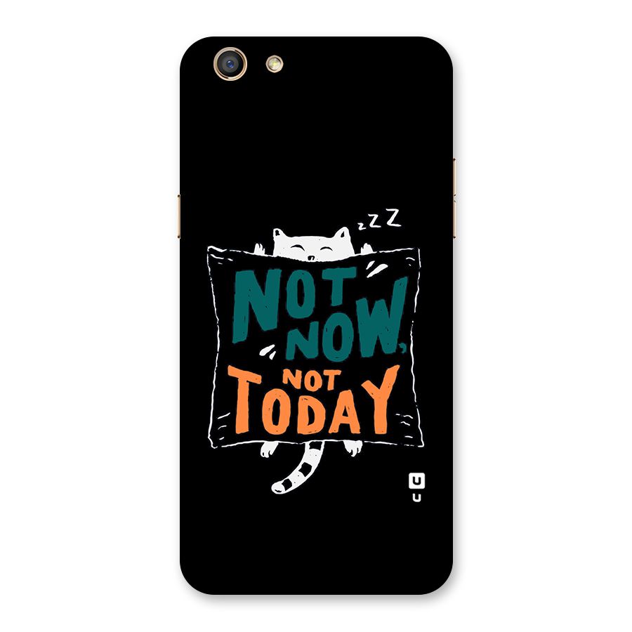 Lazy Cat Not Today Back Case for Oppo F3