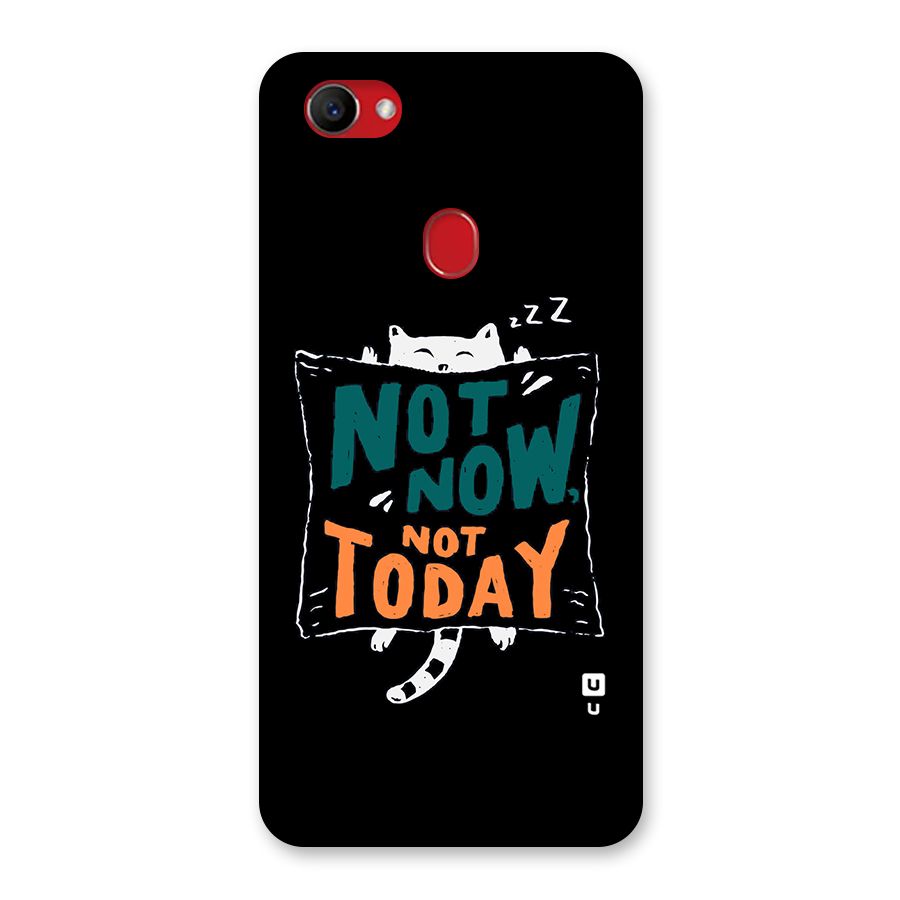 Lazy Cat Not Today Back Case for Oppo F7