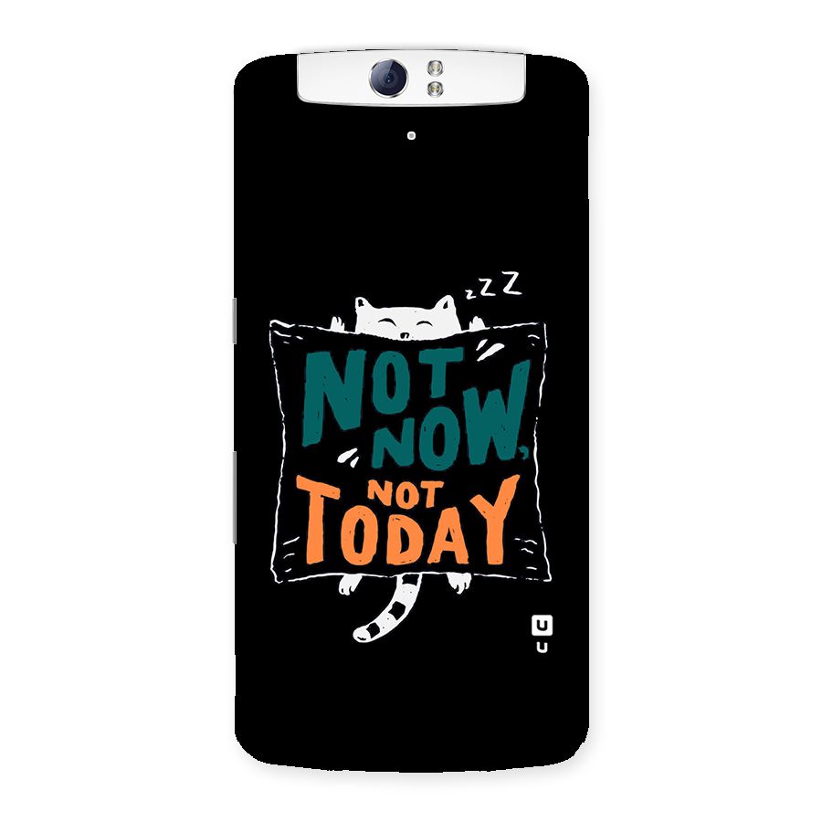 Lazy Cat Not Today Back Case for Oppo N1