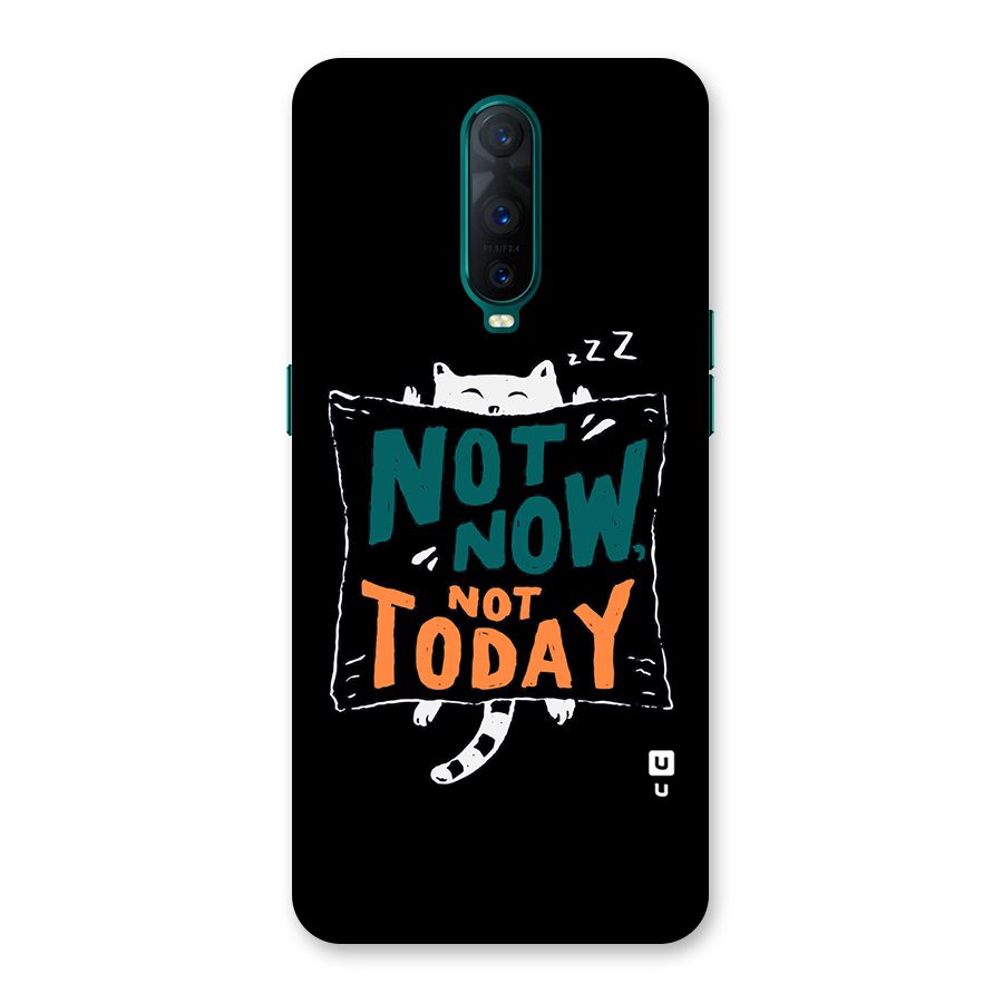 Lazy Cat Not Today Back Case for Oppo R17 Pro