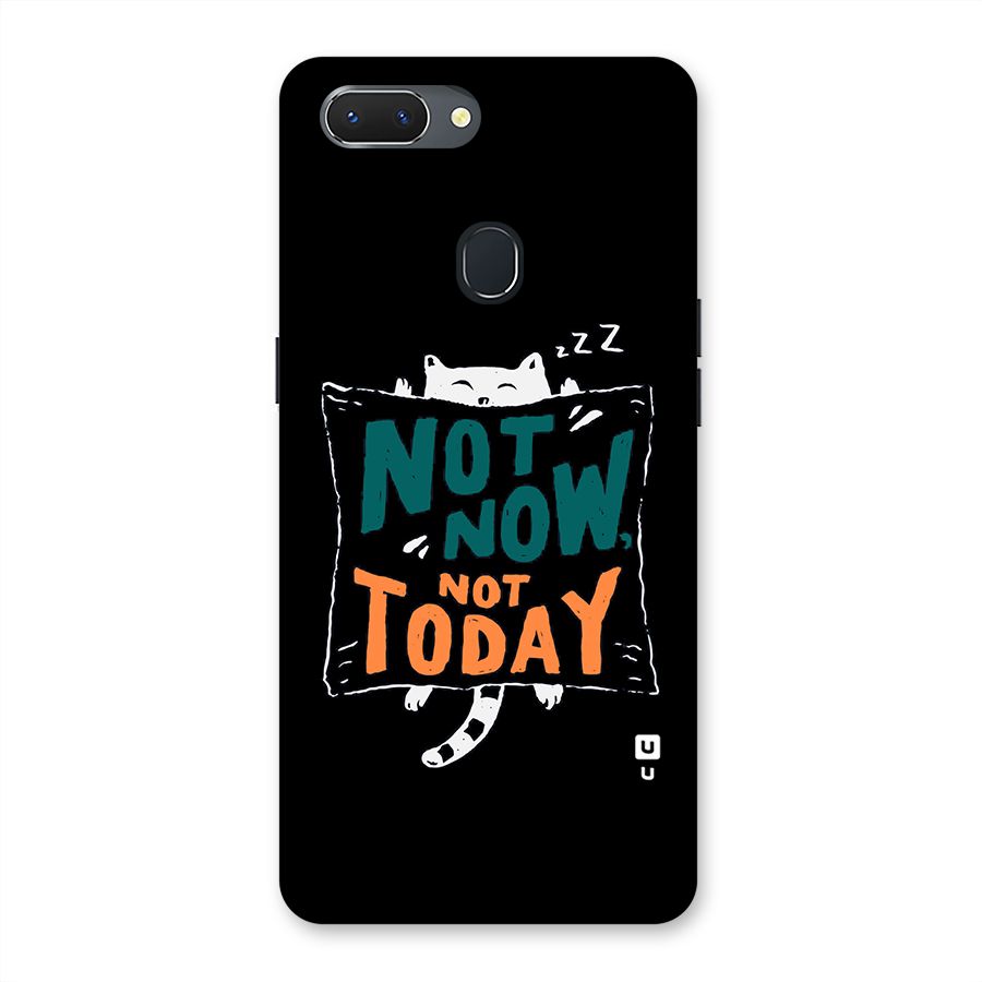 Lazy Cat Not Today Back Case for Oppo Realme 2