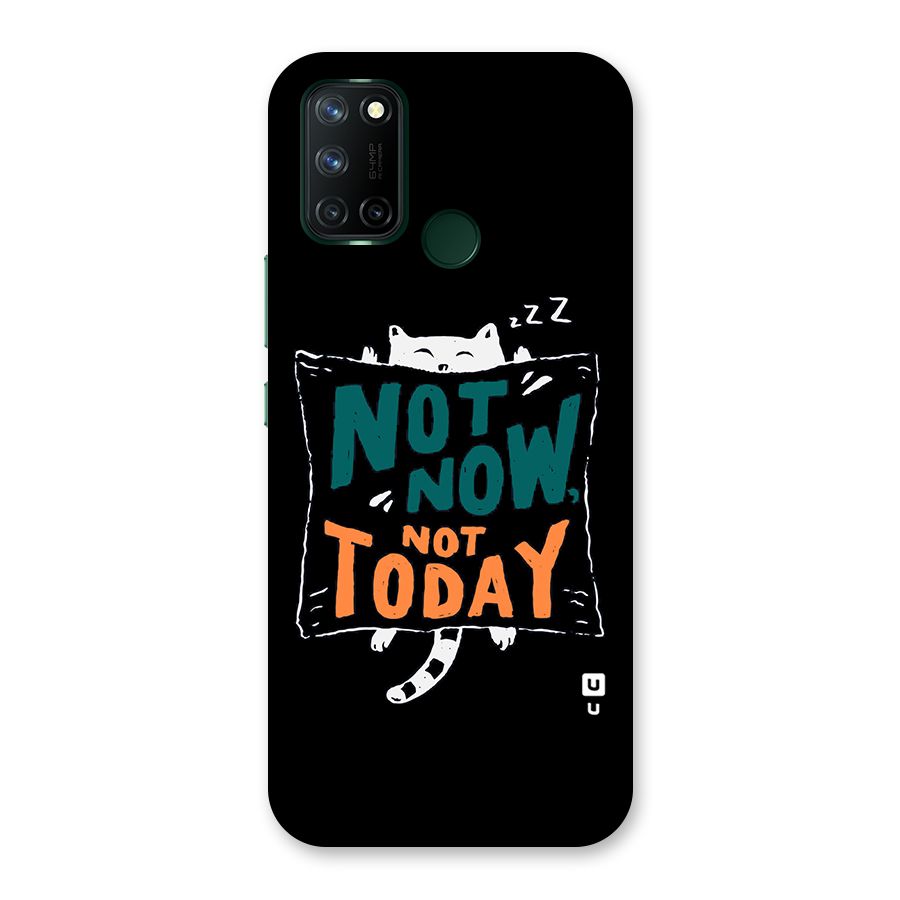 Lazy Cat Not Today Back Case for Realme 7i