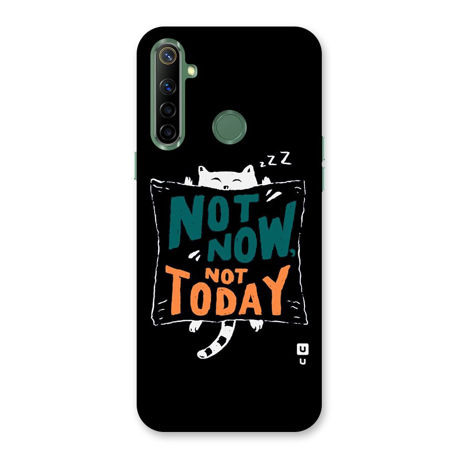 Lazy Cat Not Today Back Case for Realme Narzo 10