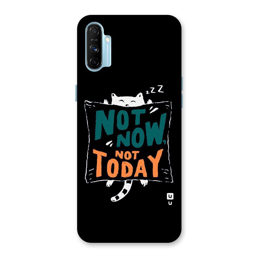 Lazy Cat Not Today Back Case for Realme Narzo 20A