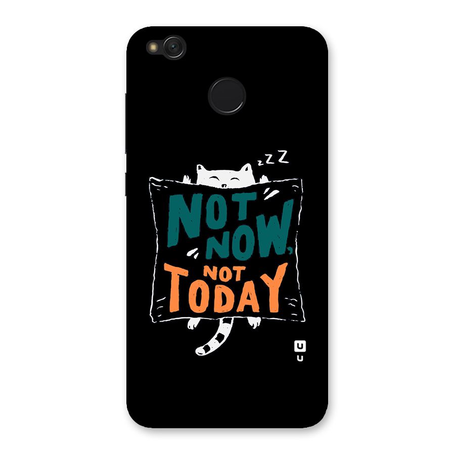 Lazy Cat Not Today Back Case for Redmi 4