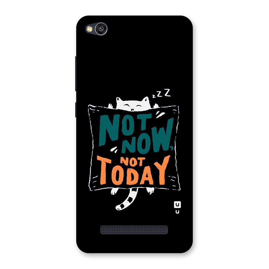 Lazy Cat Not Today Back Case for Redmi 4A