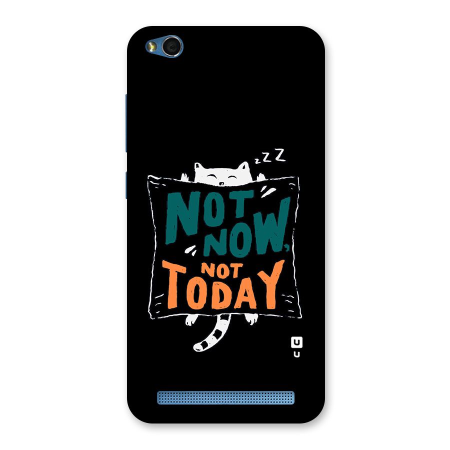 Lazy Cat Not Today Back Case for Redmi 5A