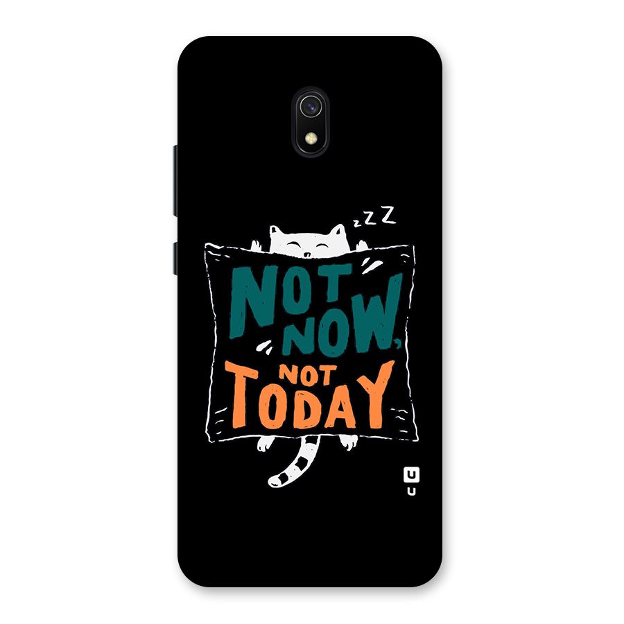 Lazy Cat Not Today Back Case for Redmi 8A