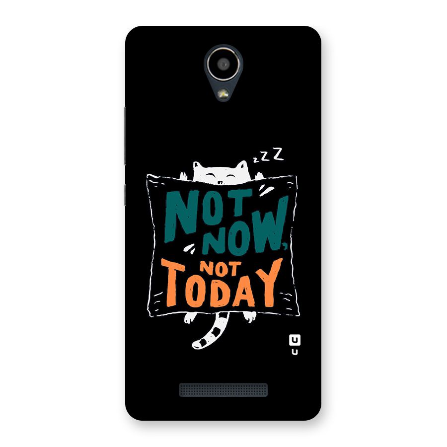 Lazy Cat Not Today Back Case for Redmi Note 2