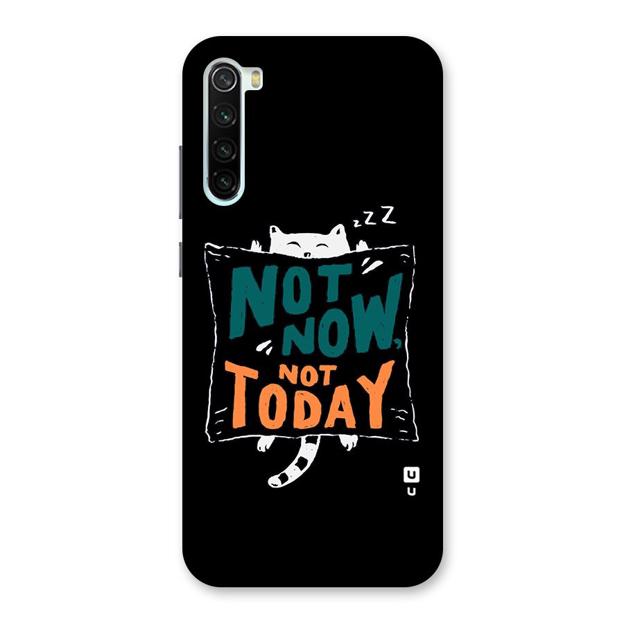 Lazy Cat Not Today Back Case for Redmi Note 8