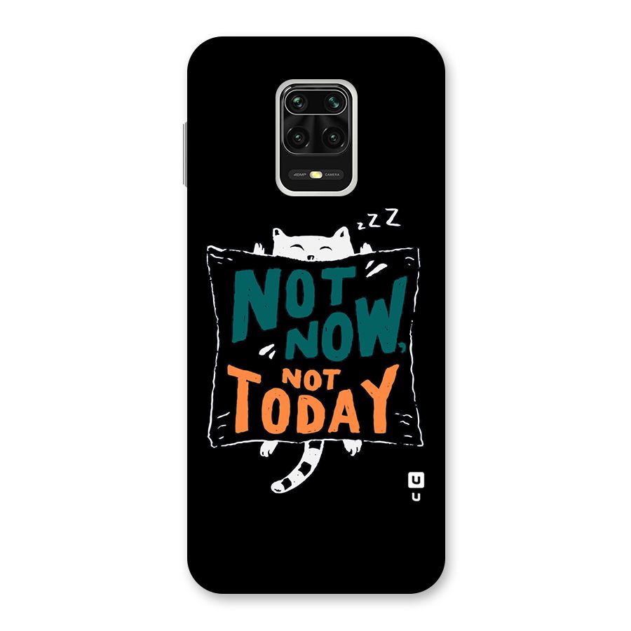 Lazy Cat Not Today Back Case for Redmi Note 9 Pro