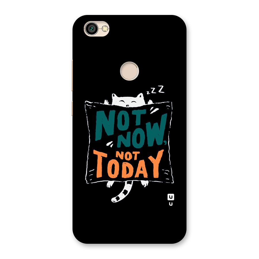 Lazy Cat Not Today Back Case for Redmi Y1 2017