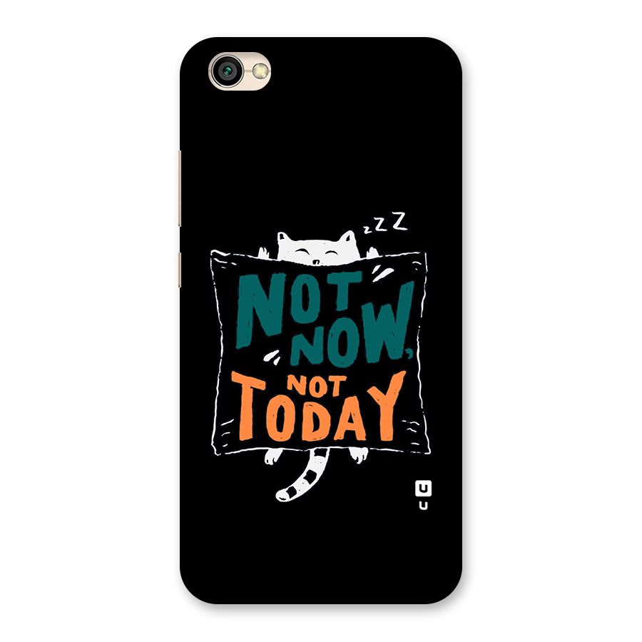 Lazy Cat Not Today Back Case for Redmi Y1 Lite