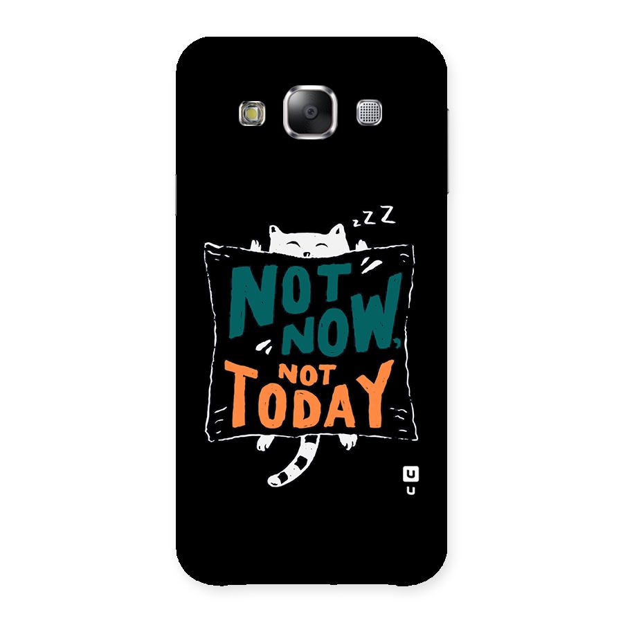Lazy Cat Not Today Back Case for Samsung Galaxy E5