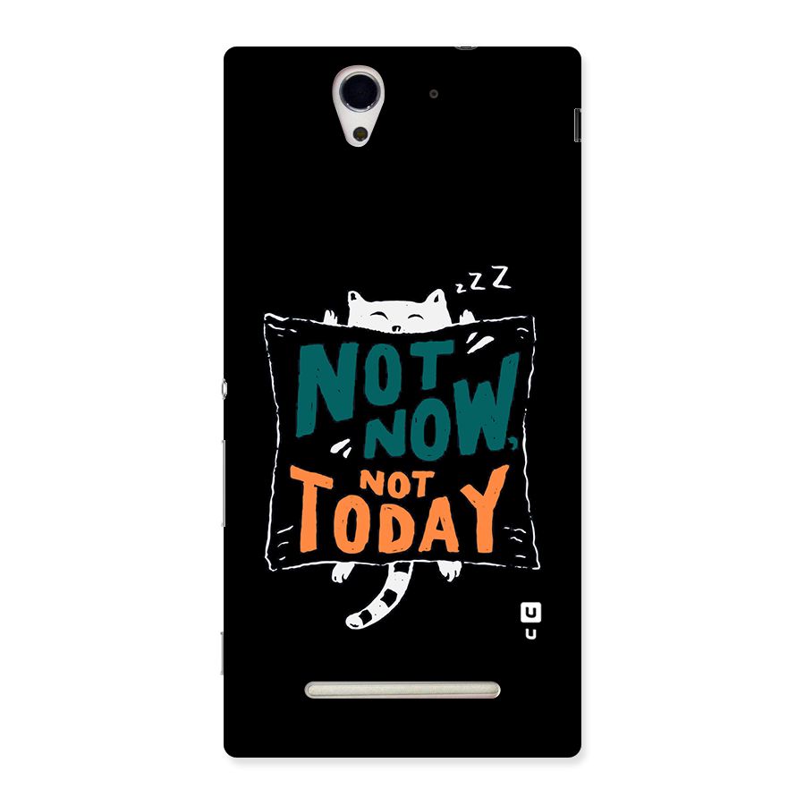 Lazy Cat Not Today Back Case for Sony Xperia C3