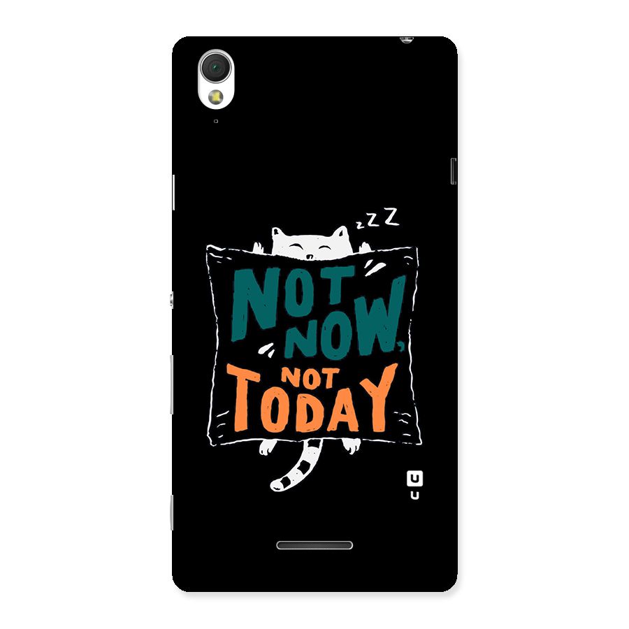 Lazy Cat Not Today Back Case for Sony Xperia T3