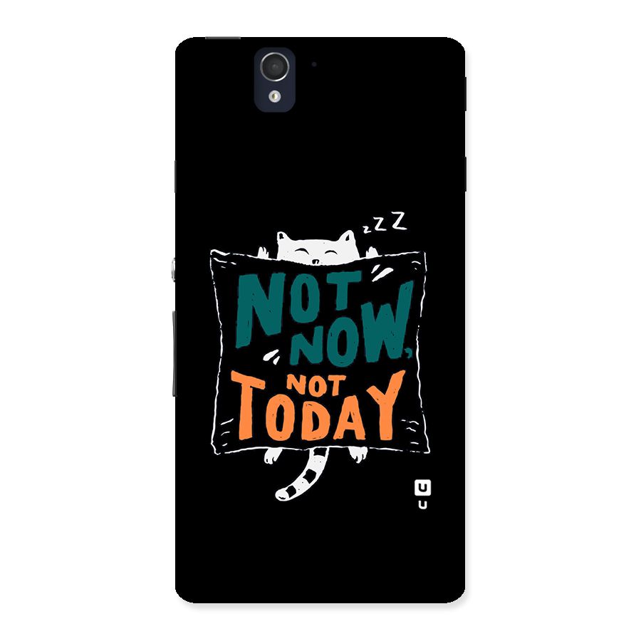 Lazy Cat Not Today Back Case for Sony Xperia Z