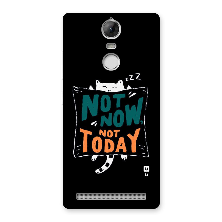 Lazy Cat Not Today Back Case for Vibe K5 Note