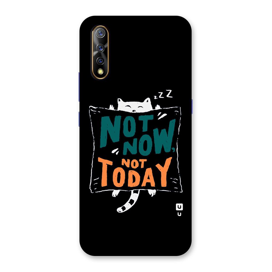 Lazy Cat Not Today Back Case for Vivo S1