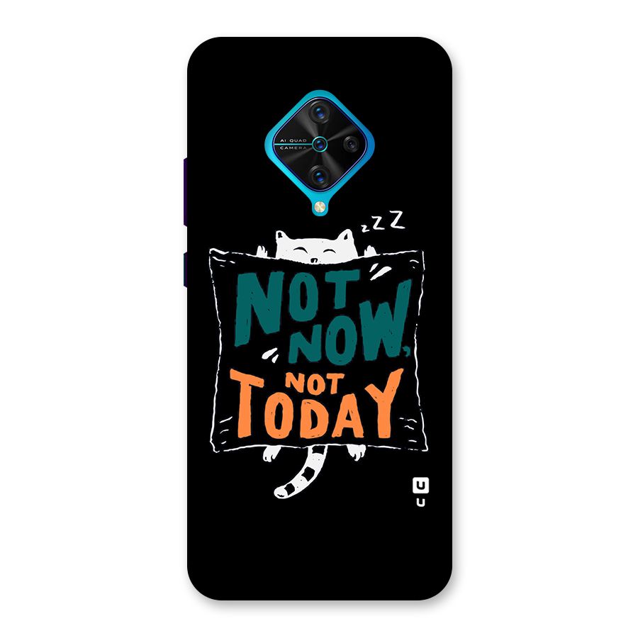 Lazy Cat Not Today Back Case for Vivo S1 Pro