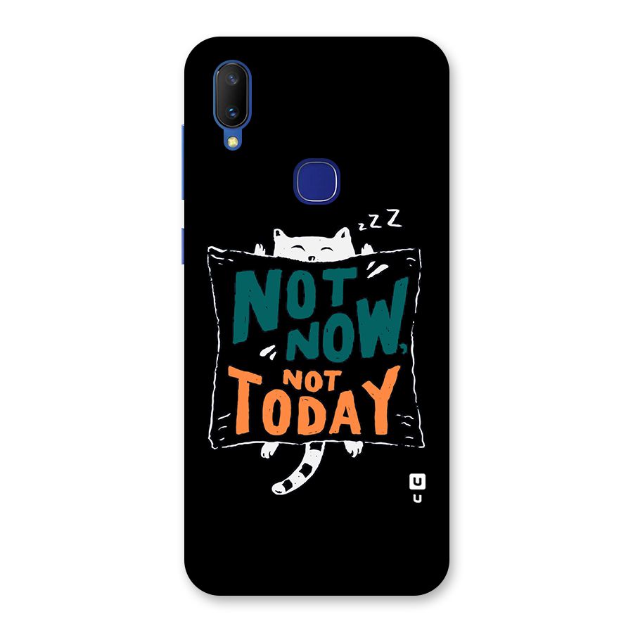 Lazy Cat Not Today Back Case for Vivo V11