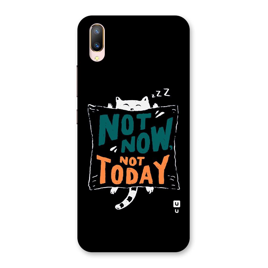 Lazy Cat Not Today Back Case for Vivo V11 Pro