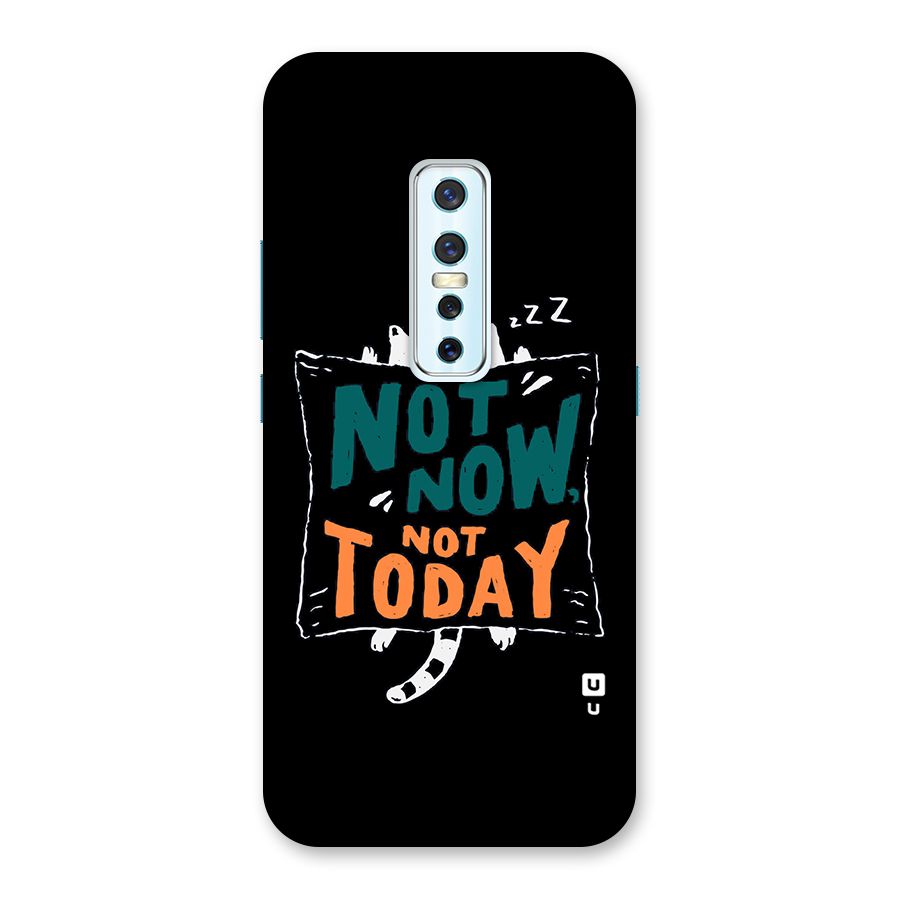Lazy Cat Not Today Back Case for Vivo V17 Pro