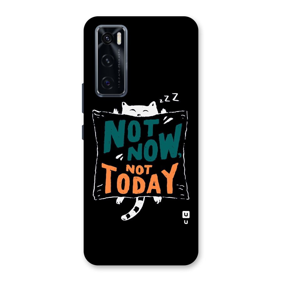Lazy Cat Not Today Back Case for Vivo V20 SE