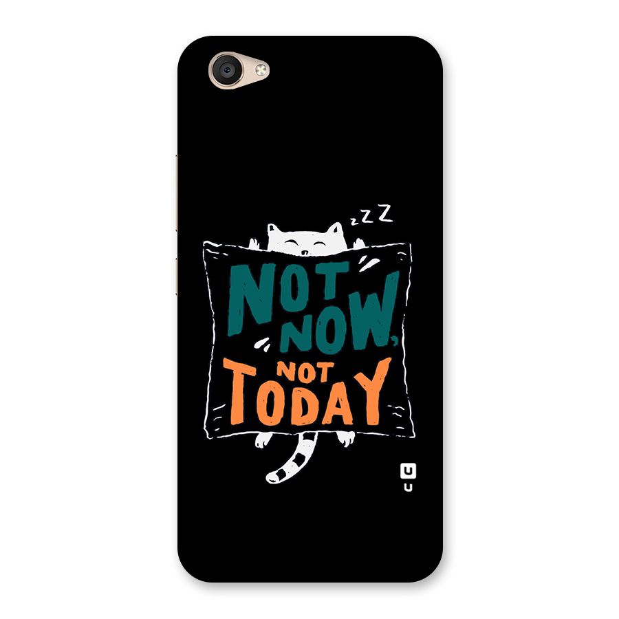 Lazy Cat Not Today Back Case for Vivo V5 Plus