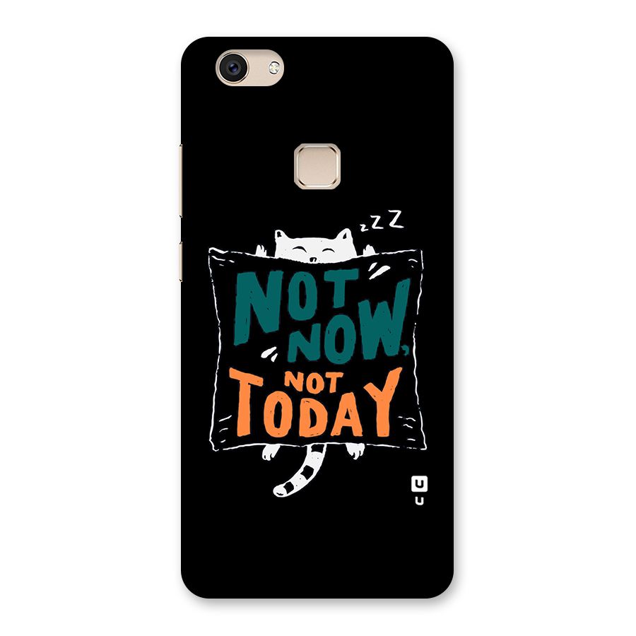 Lazy Cat Not Today Back Case for Vivo V7