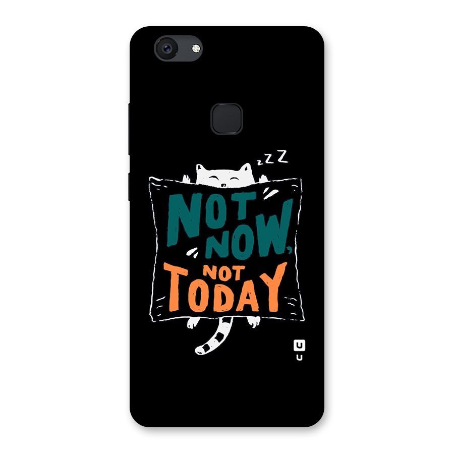 Lazy Cat Not Today Back Case for Vivo V7 Plus