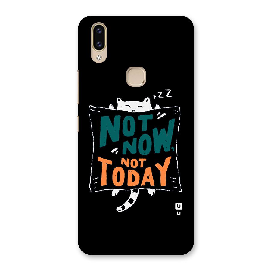 Lazy Cat Not Today Back Case for Vivo V9 Youth