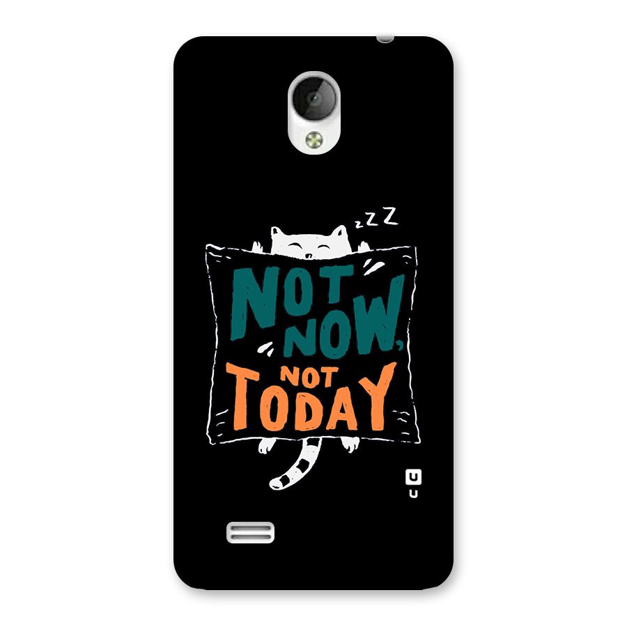 Lazy Cat Not Today Back Case for Vivo Y21