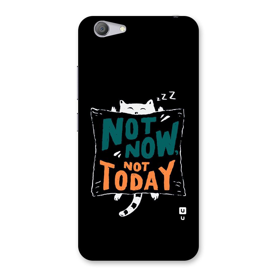 Lazy Cat Not Today Back Case for Vivo Y53