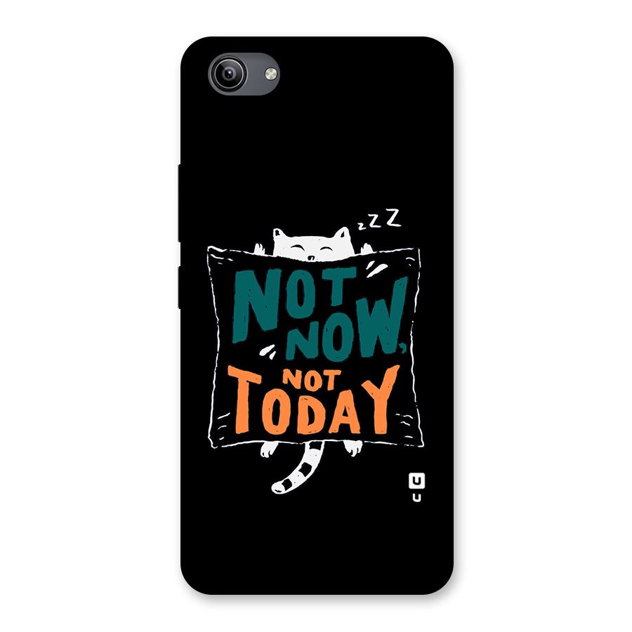 Lazy Cat Not Today Back Case for Vivo Y81i