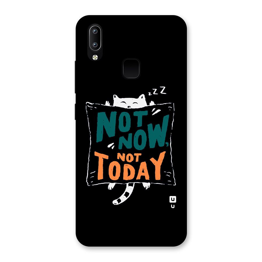 Lazy Cat Not Today Back Case for Vivo Y93