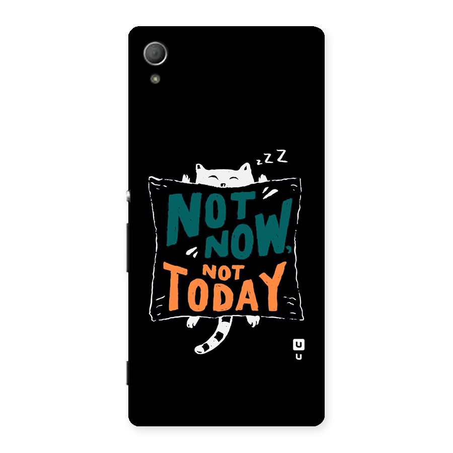 Lazy Cat Not Today Back Case for Xperia Z3 Plus