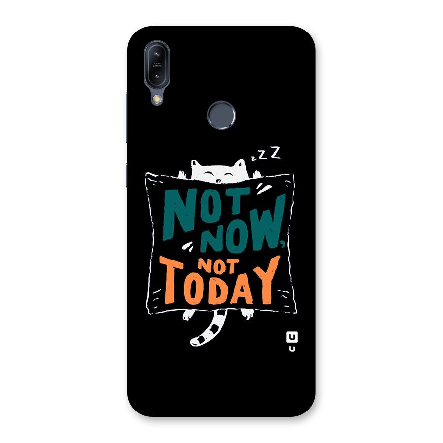 Lazy Cat Not Today Back Case for Zenfone Max M2