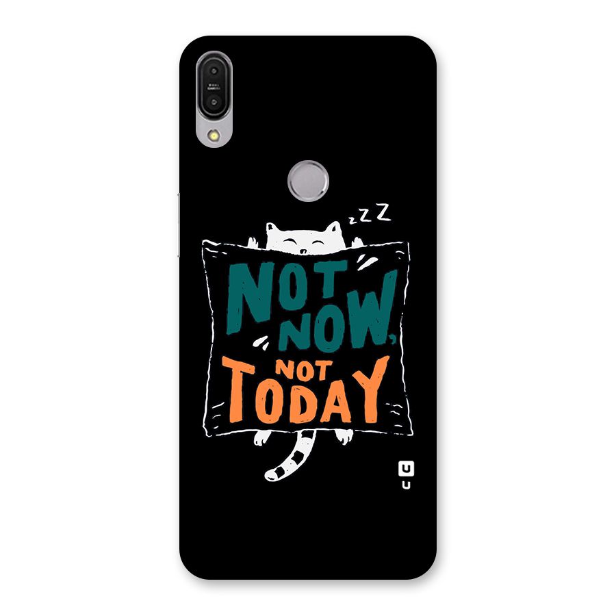 Lazy Cat Not Today Back Case for Zenfone Max Pro M1